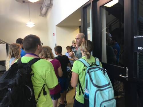 Middle School AT camp visits ACCESS Lab