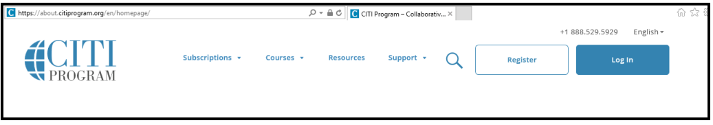 CITI Login CITI Login