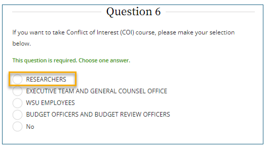 Question six Researchers Question six Researchers