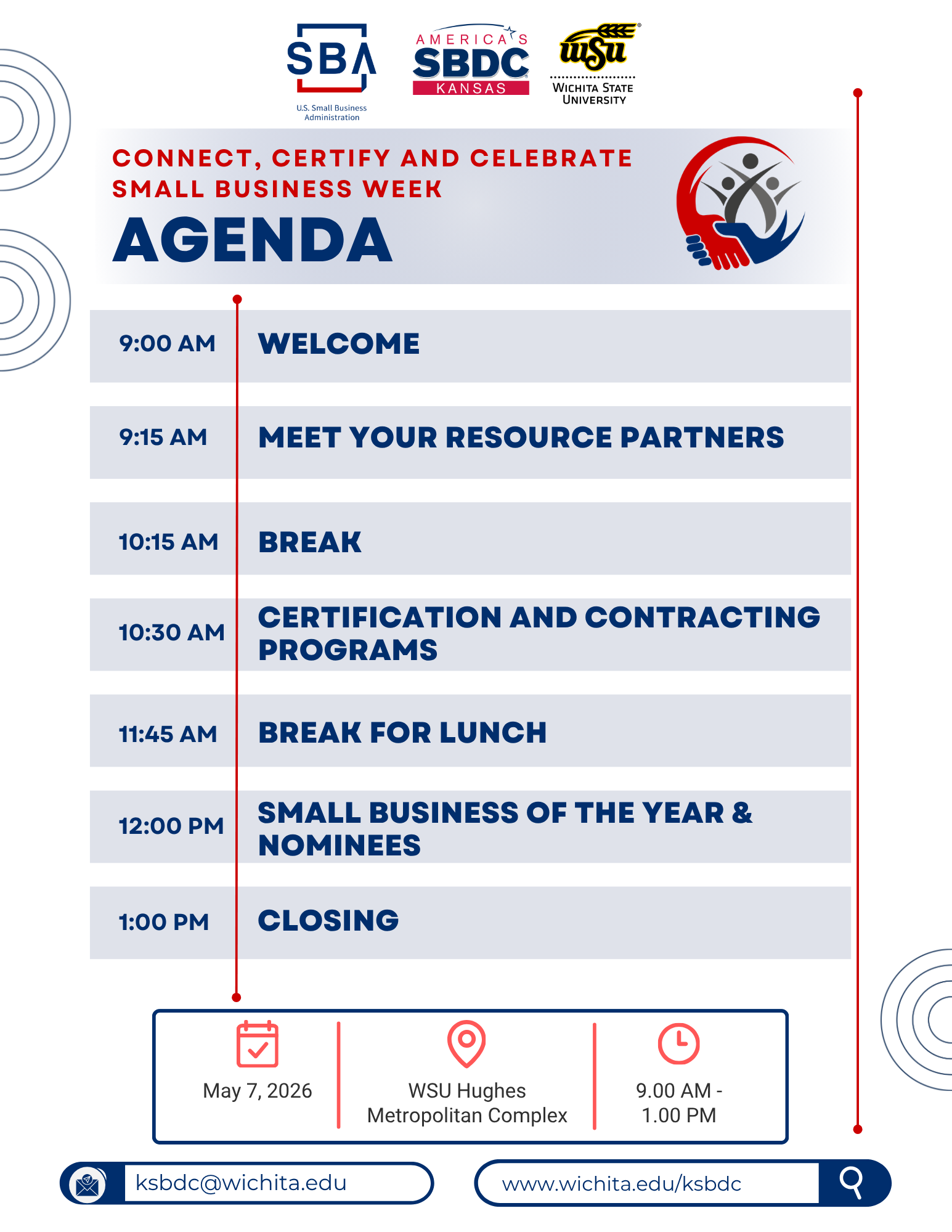 SBW Agenda SBW Agenda