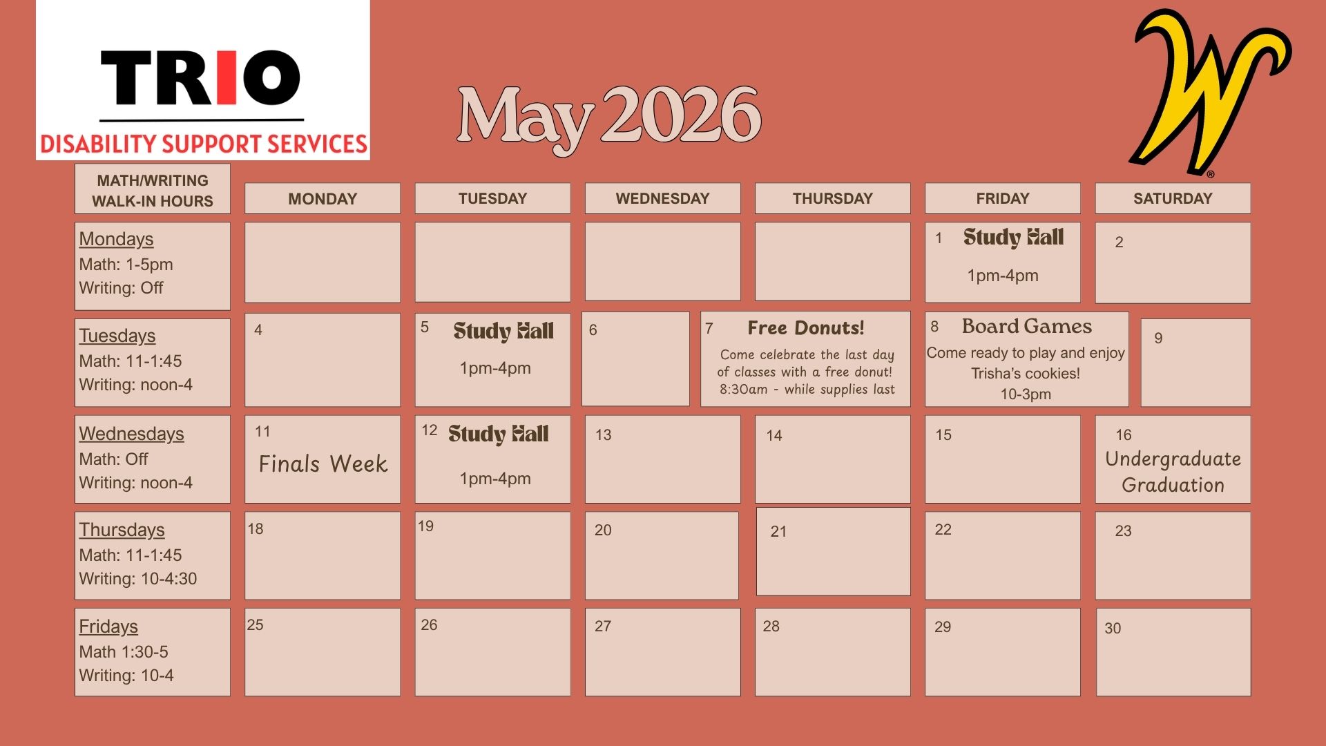 May Calendar 2026