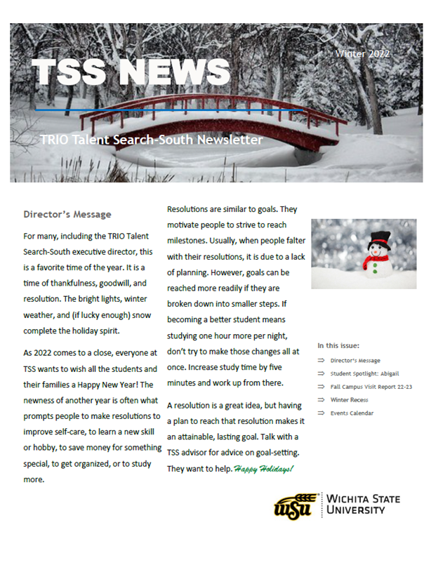 Winter 2022 Newsletter (PDF) Winter 2022 Newsletter (PDF)