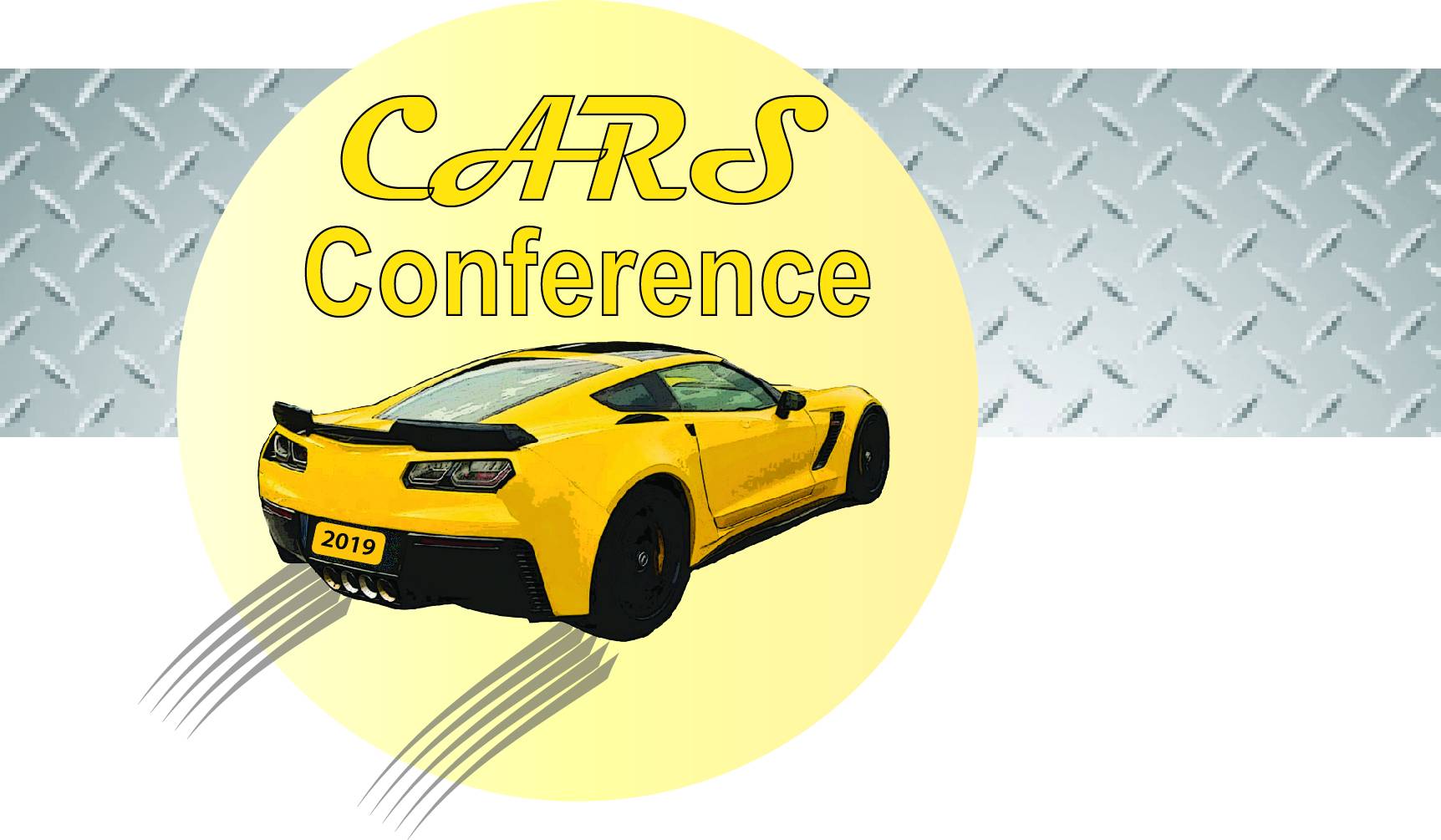 CARS Conference Logo with a Speeding Car
