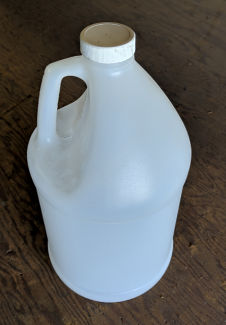 one gallon plastic jug