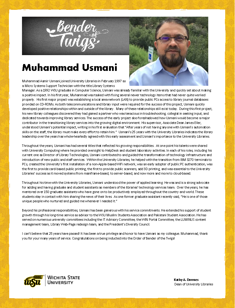 Muhammad Usmani BOT Profile