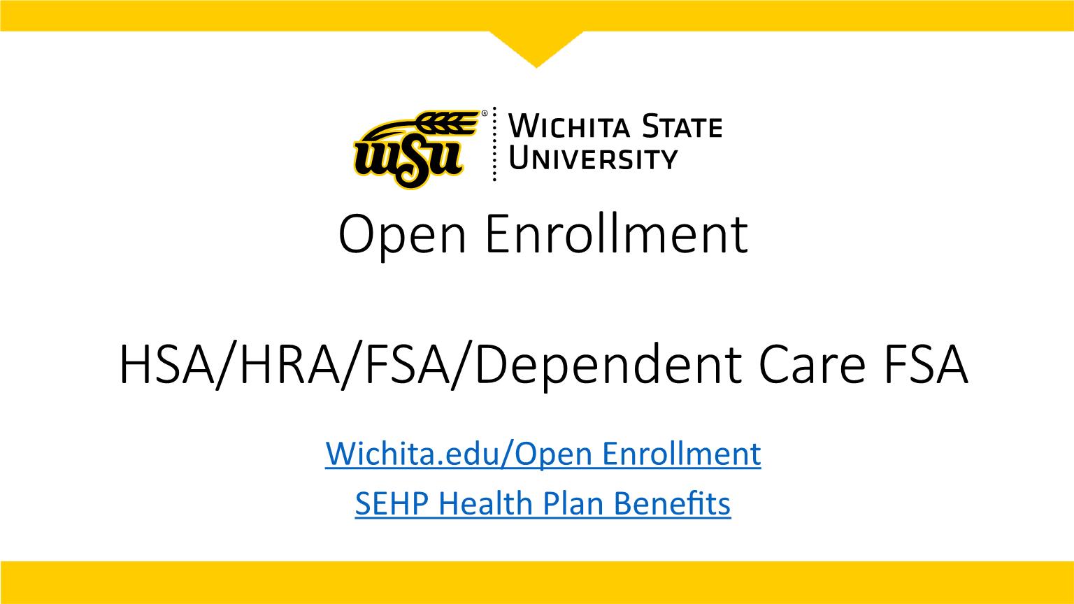 HSA/HRA/FSA/DCFSA presentation
