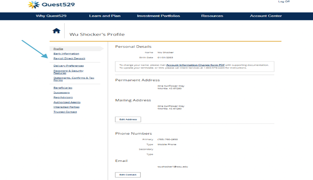 Screenshot_Payroll_Direct_Deposit_page