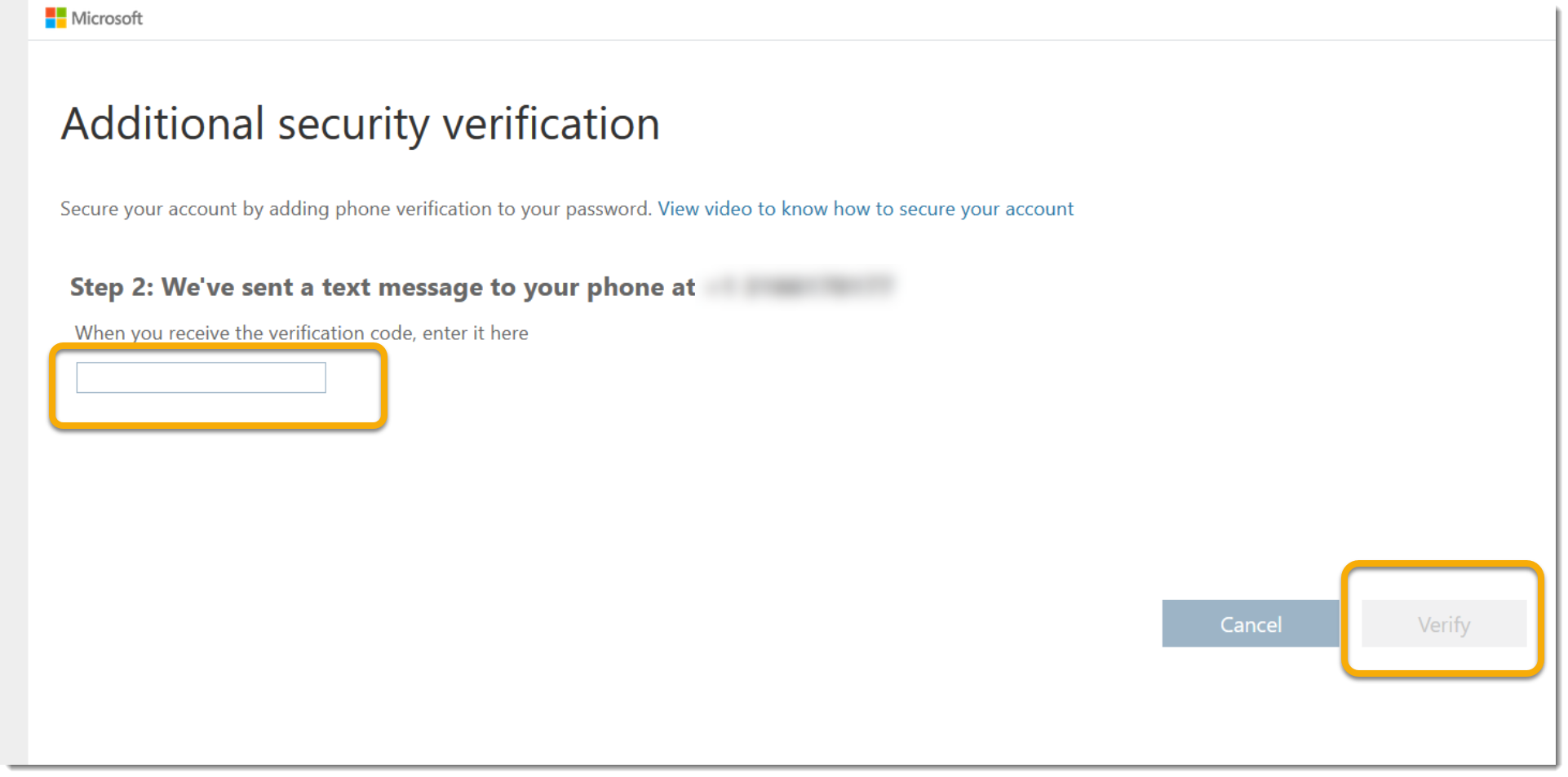 Additional Security Verification