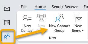 Adding a New Contact Group image