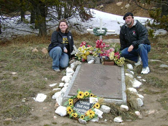 Stafford at Memorial site