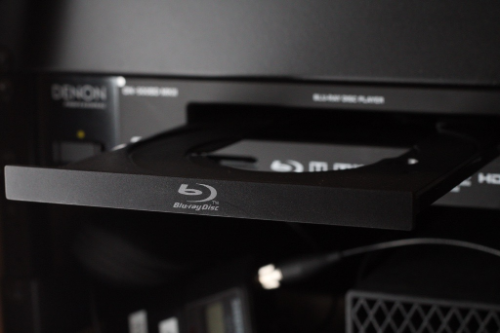 Opened DVD Blu-Ray player tray