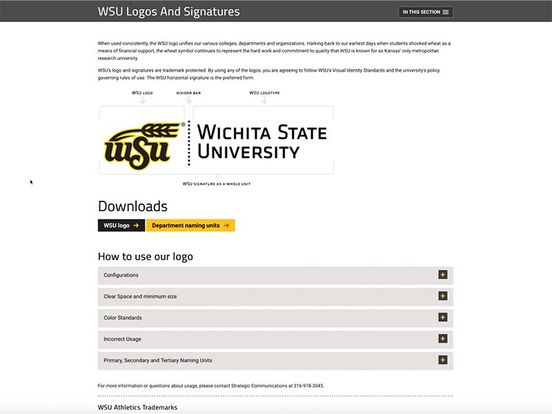 Wichita State Shockers Brand Color Codes