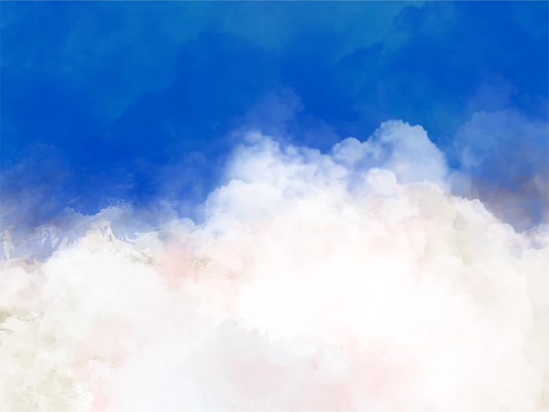 illustration of a blue sky