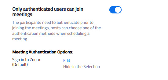Allow only authenticated users to join