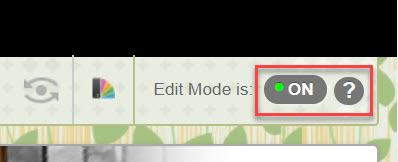 How to turn edit mode "ON"