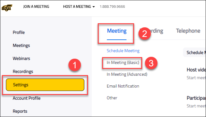settings, meetings, meeting in basic