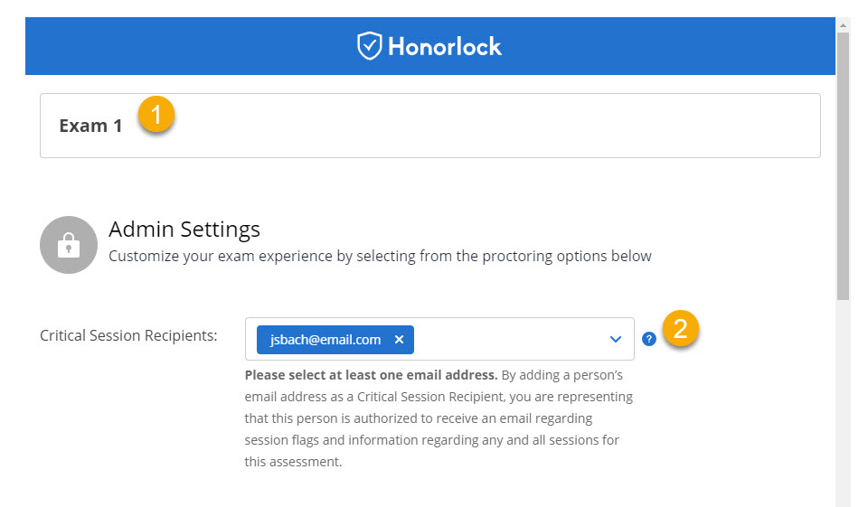 Honorlock Screenshot