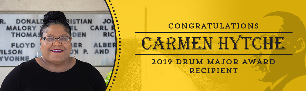 Carmen Hytche - 2019 Drum Major Award Recipient