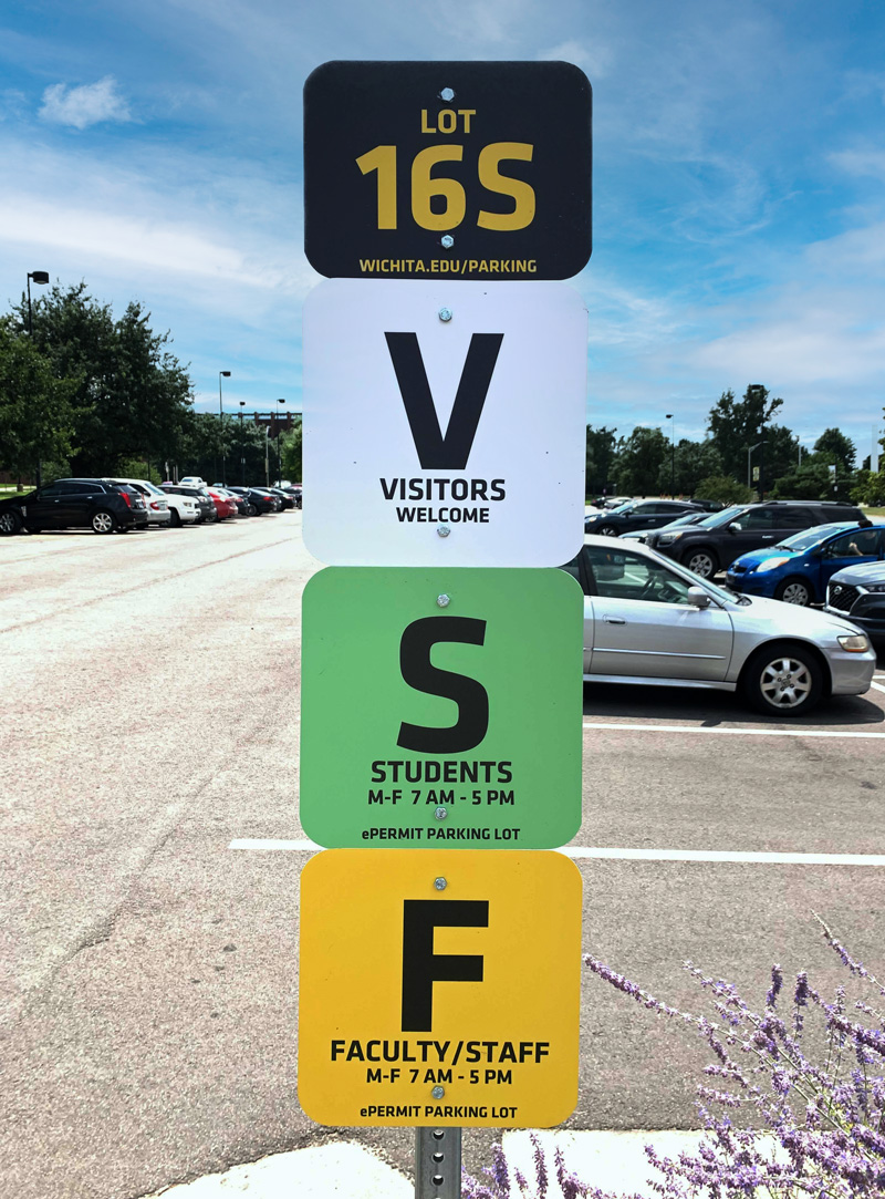 New Parking sign