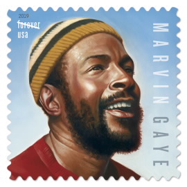Marvin Gaye stamp image