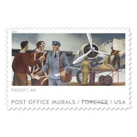 Post Office Mural stamp image