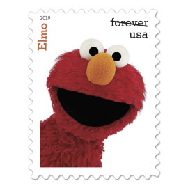 image of seseme street postage stamp