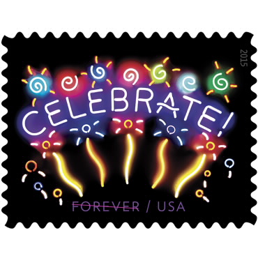 image of celebrate stamp