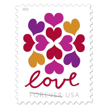 image of love blossom stamp