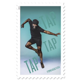 Tap Dance postage stamp