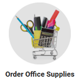 Order office supplies icon