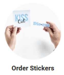 Order stickers icon