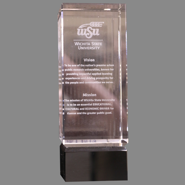 Clear Glass Prism Award