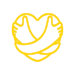 Icon of caring heart