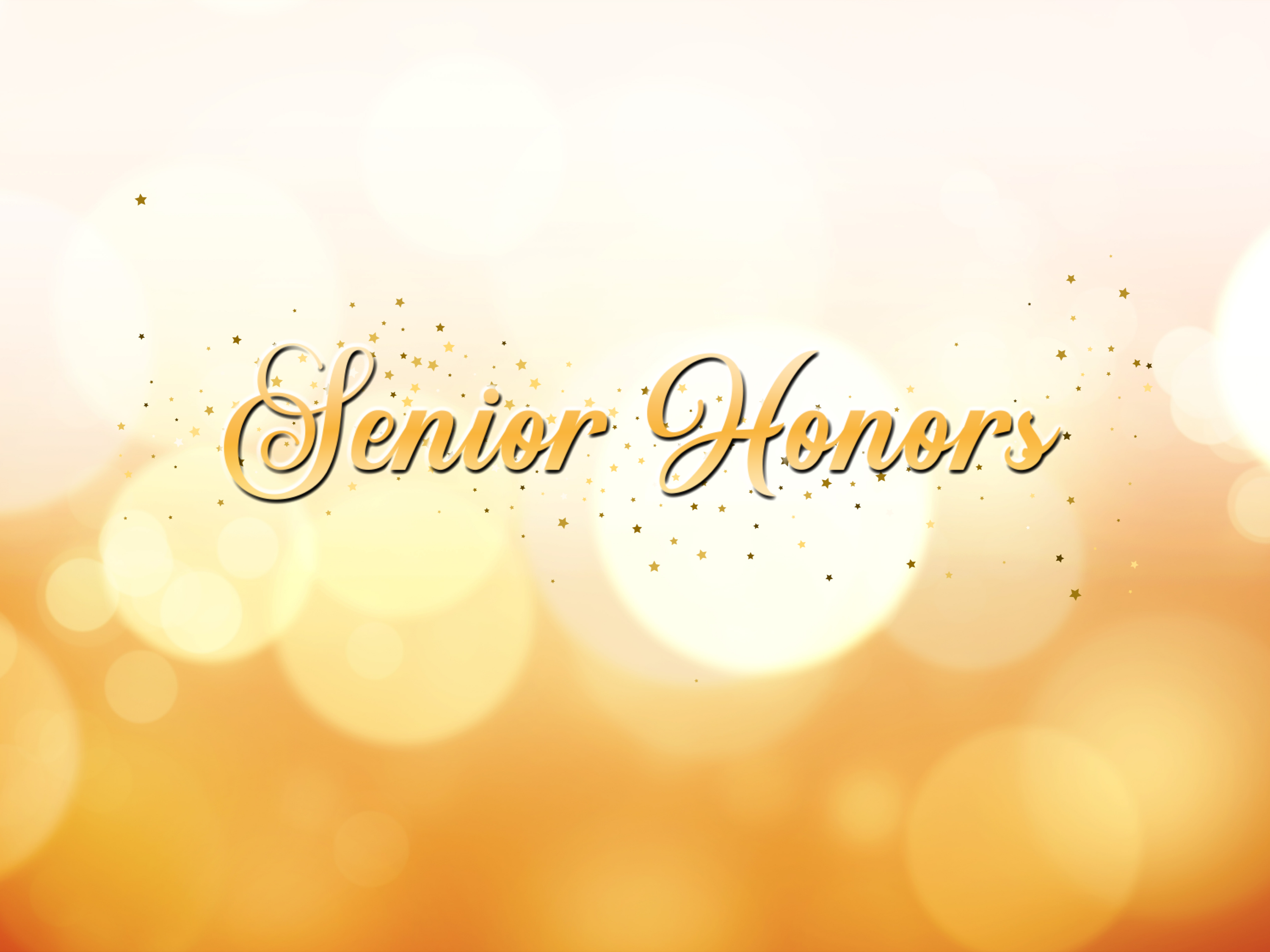 Senior Honors Banquet: May 2, 2022