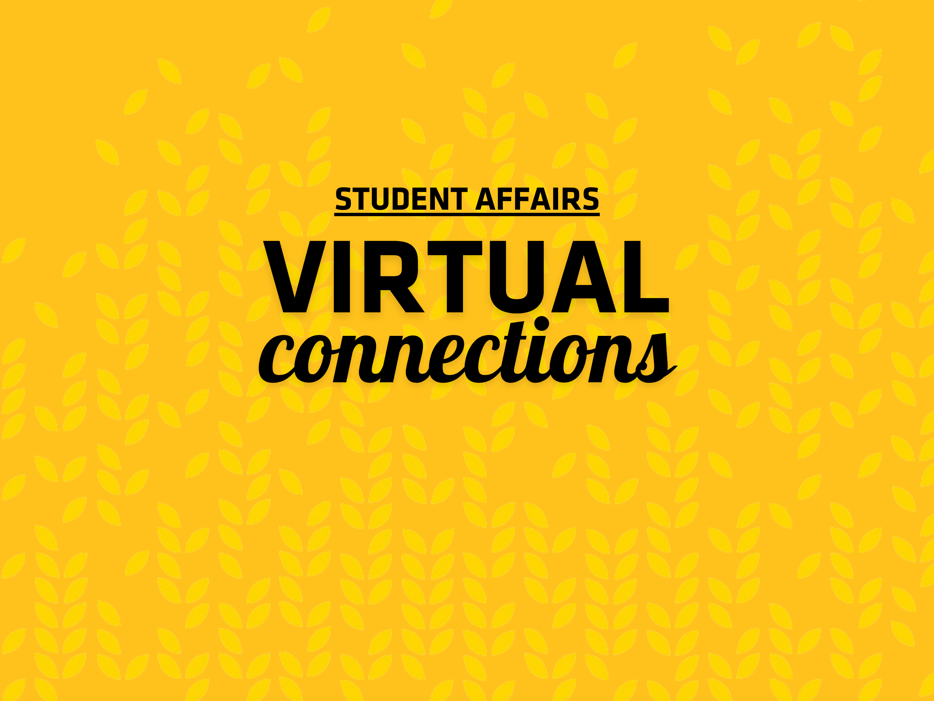 Virtual Connections with Student Affairs