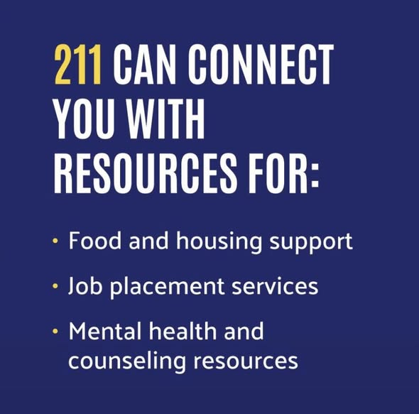 United Way 211 graphic United Way 211 graphic