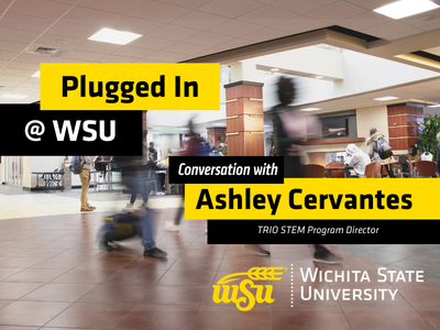 A conversation with Ashley Cervantes Trio Programs Picture of students walking in the student center on Wichita State's Campus