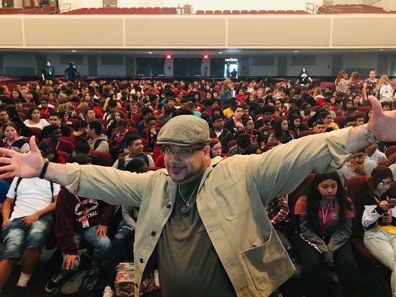 Carlos aka Chu presenting for WWGU