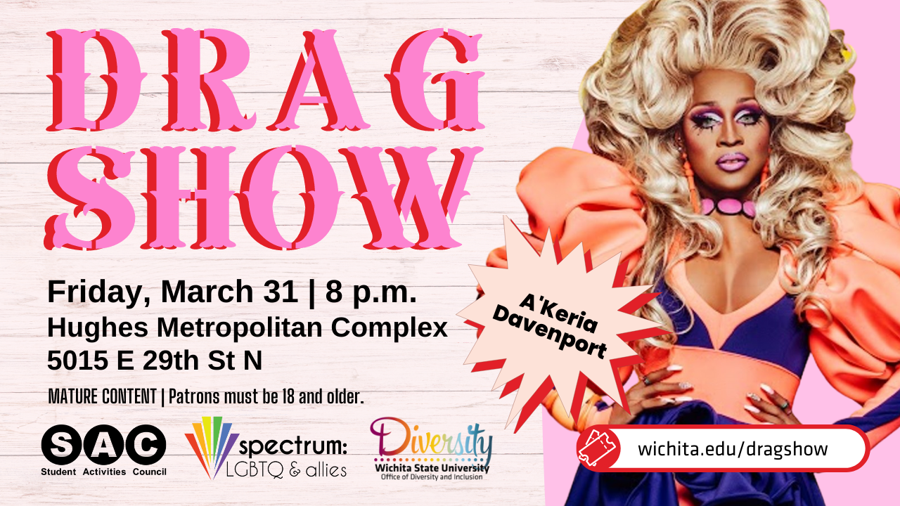 Drag Show decorative banner graphic