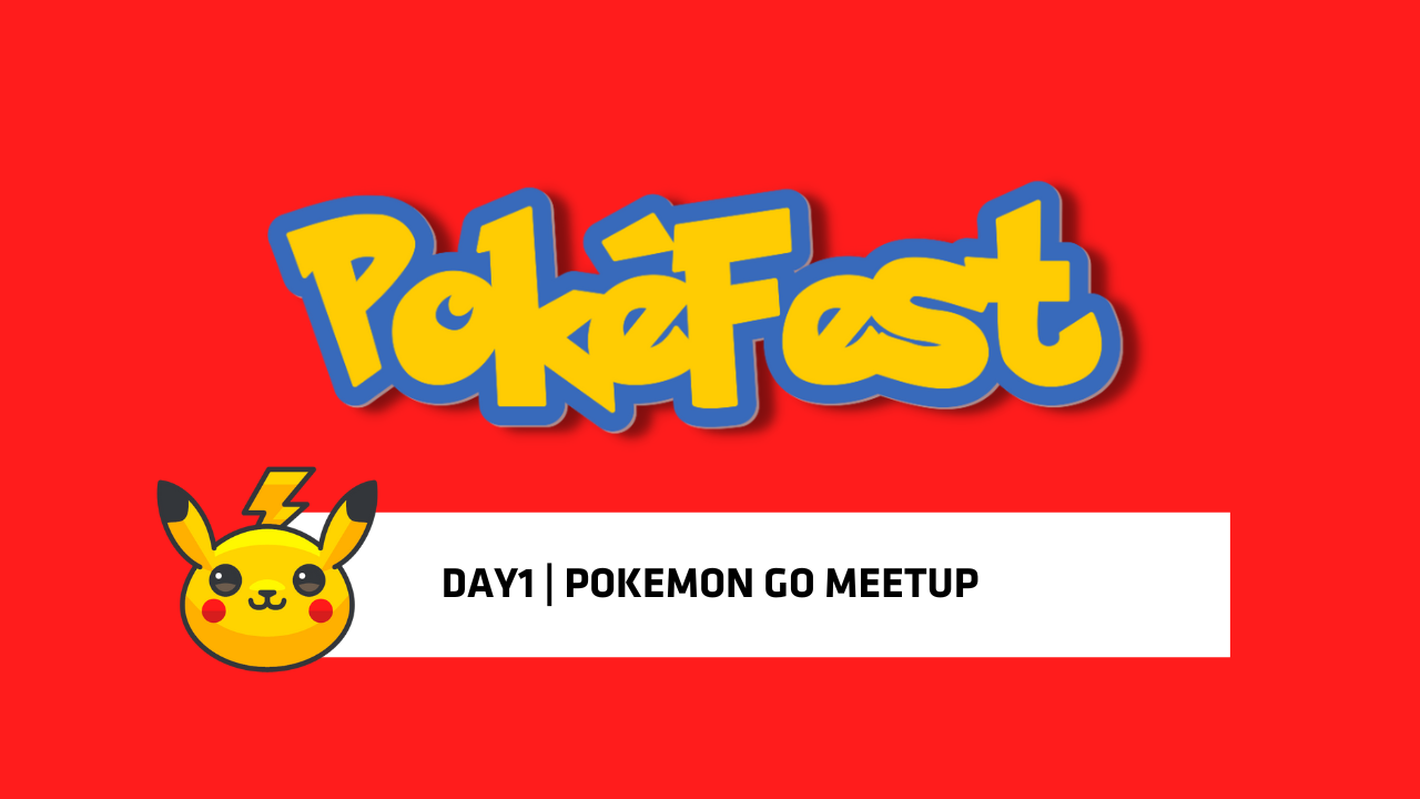 PokeFest Day 1 decorative banner graphic