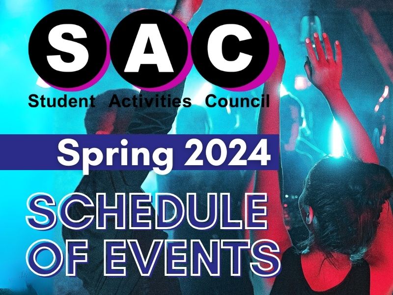 SAC Spring 2024 Schedule of Events