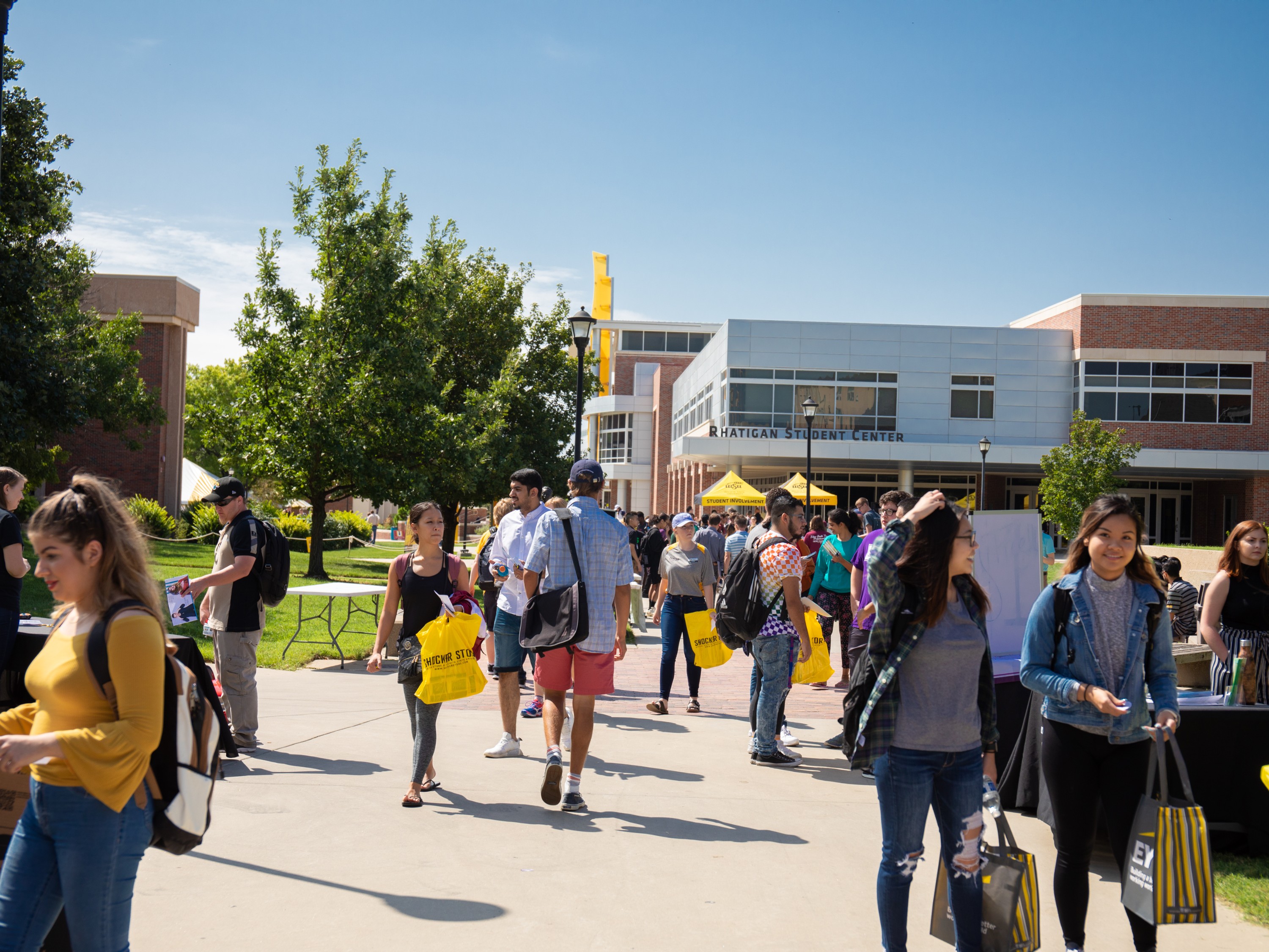 Students at Welcomefest