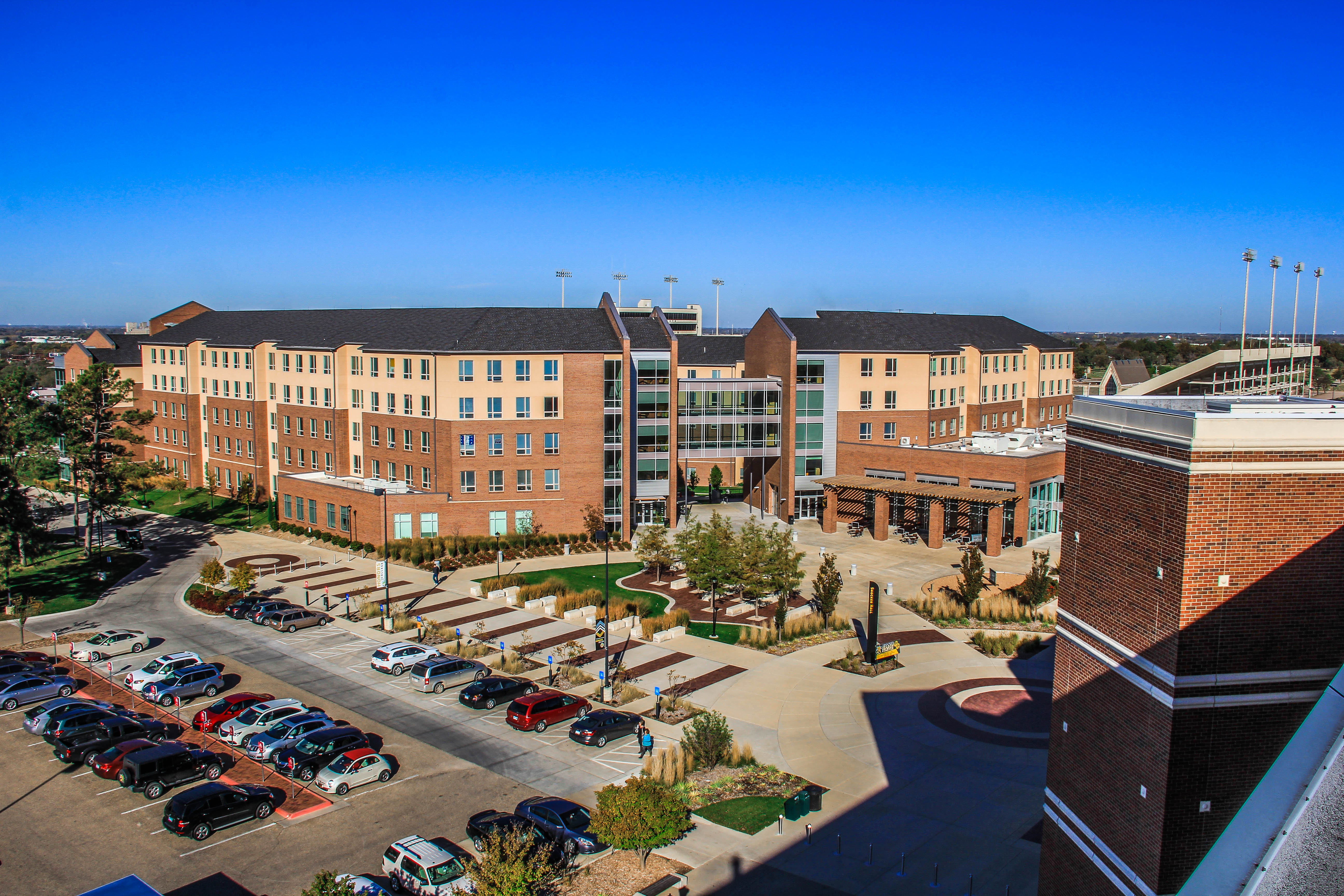 Shocker Hall Aerial View