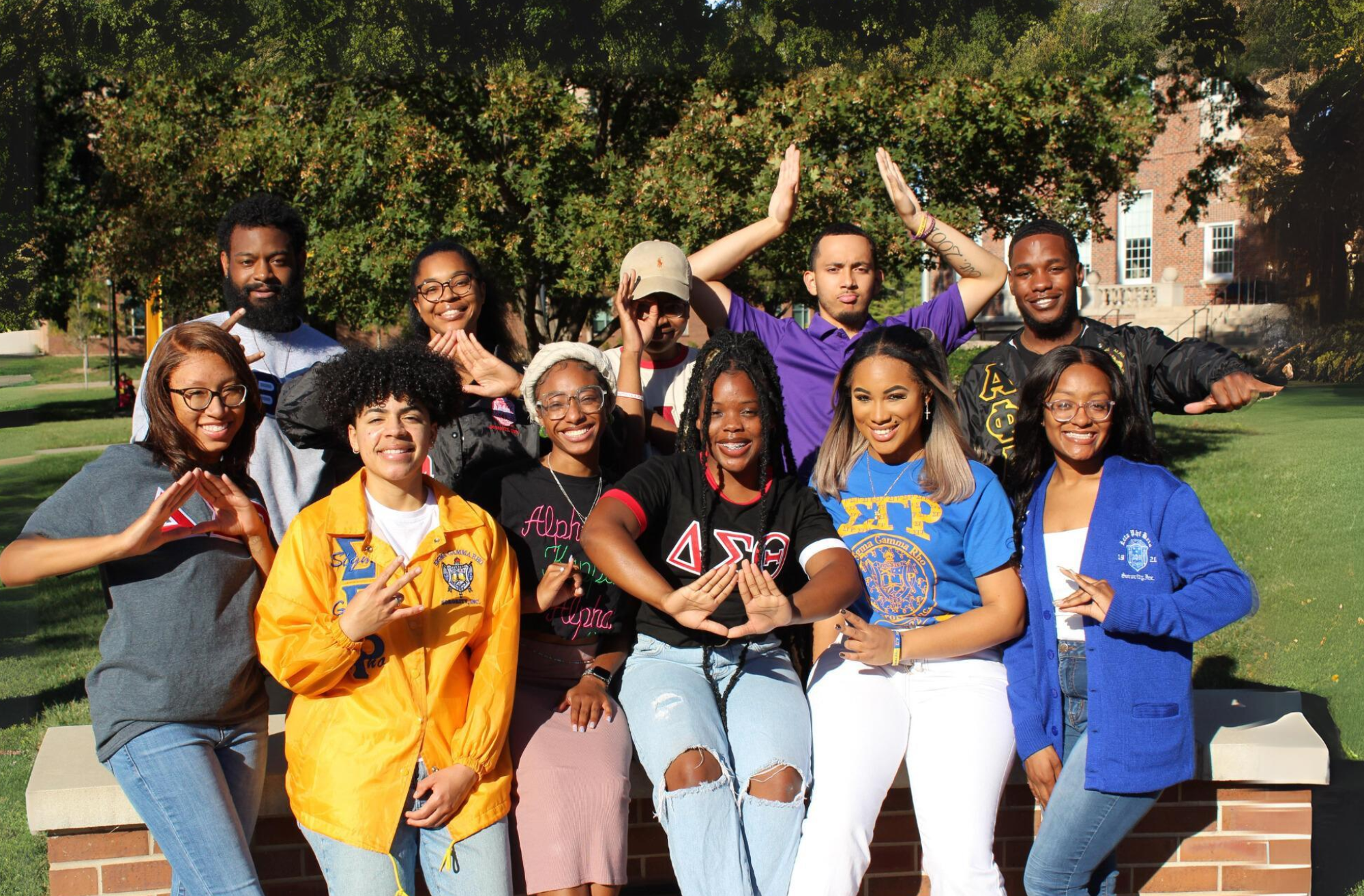 NPHC students from various chapters