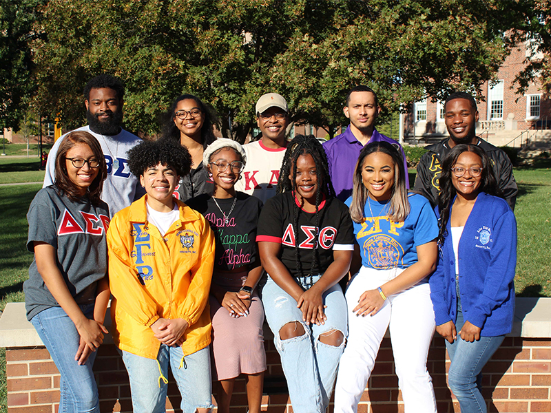 NPHC chapters group photo